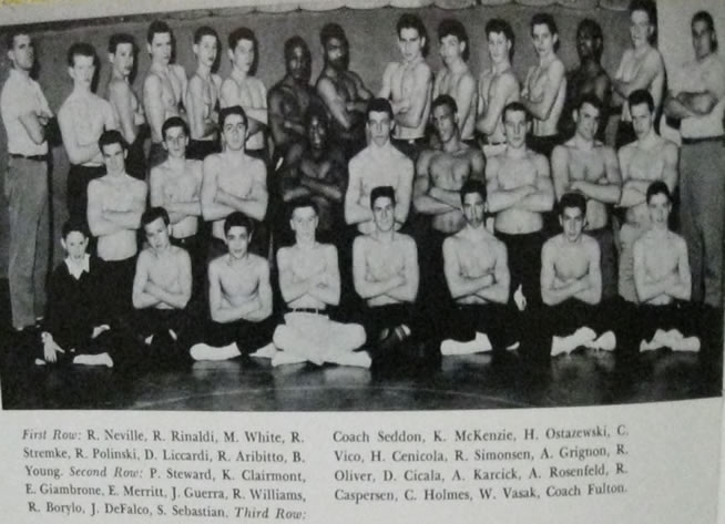 Wrestling Team Photo 1962